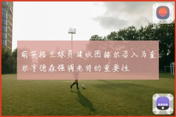前英格兰球员建议图赫尔召入马奎尔亨德森强调老将的重要性
