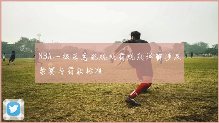 NBA一级恶意犯规处罚规则详解涉及禁赛与罚款标准